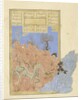 Persian 239 fol.250b Gusht?sp slays the dragon by Persian School