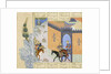 Detail: Escape of Qub?d by Persian School