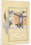 Persian 239 fol.394a Escape of Qubād by Persian School