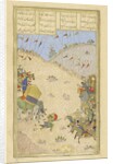 Persian 239 fol.491b Bahrām Chūbīnah by Persian School