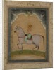 An equestrian portrait of Prince Dara Shikoh as a young man, 1640 by Chitarman Chitarman