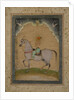 An equestrian portrait of Prince Dara Shikoh as a young man, 1640 by Chitarman Chitarman