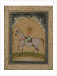 An equestrian portrait of Prince Dara Shikoh as a young man, 1640 by Chitarman Chitarman