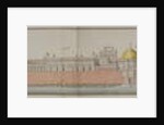 Panorama of the fort at Delhi, 1810 by Persian School