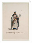 A Dooraunee Villager with his Arms, 1815 by Robert Melville Grindlay