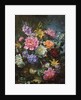 Peonies and mixed flowers by Albert Williams
