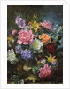 Peonies and mixed flowers by Albert Williams