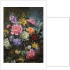 Peonies and mixed flowers by Albert Williams