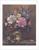 AB/111/2 Peonies, bluebells and primulas by Albert Williams