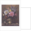 AB/111/2 Peonies, bluebells and primulas by Albert Williams
