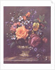 AB111/2 Roses and pansies by Albert Williams