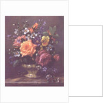 AB111/2 Roses and pansies by Albert Williams