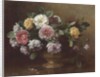 AB/119/2 A bowl of roses by Albert Williams