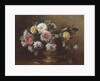 AB/119/2 A bowl of roses by Albert Williams