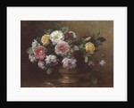 AB/119/2 A bowl of roses by Albert Williams