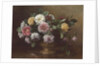 AB/119/2 A bowl of roses by Albert Williams