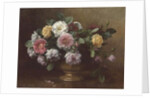 AB/119/2 A bowl of roses by Albert Williams