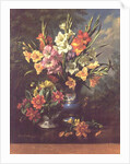 AB/106/2/B Gladioli and Dahlias by Albert Williams