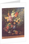 AB/106/2/B Gladioli and Dahlias by Albert Williams