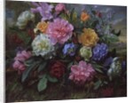 AB/18 Peonies and Hydrangea by Albert Williams