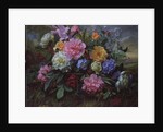AB/18 Peonies and Hydrangea by Albert Williams