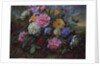 AB/18 Peonies and Hydrangea by Albert Williams