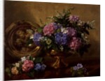 AB2112 Hydrangeas and Lilacs by Albert Williams