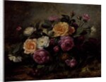 Full Blown Roses by Albert Williams