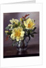 AB96 Yellow Roses in a Tankard by Albert Williams