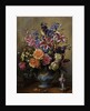 AB250 Still Life of Roses, Lilies and Delphiniums by Albert Williams