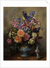 AB250 Still Life of Roses, Lilies and Delphiniums by Albert Williams
