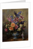 AB250 Still Life of Roses, Lilies and Delphiniums by Albert Williams