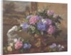 AB211B Still Life of Hydrangeas and Lilacs by Albert Williams