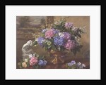 AB211B Still Life of Hydrangeas and Lilacs by Albert Williams