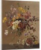 AW/243 Freesias and Primroses by Albert Williams