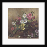 AB/257 Hollyhocks of Late September by Albert Williams