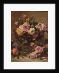 A Cluster of Victorian Roses by Albert Williams