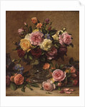 A Cluster of Victorian Roses by Albert Williams