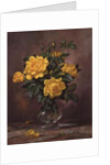 AB/303 Radiant Yellow Roses by Albert Williams