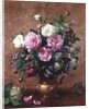 Roses in a Rose-Enamelled Vase, 1995 by Albert Williams