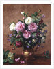 Roses in a Rose-Enamelled Vase, 1995 by Albert Williams