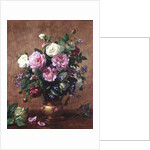 Roses in a Rose-Enamelled Vase, 1995 by Albert Williams