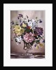 PB/321 Rhododendrons, Azaleas and Columbine in a Glass Vase by Albert Williams