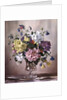 PB/321 Rhododendrons, Azaleas and Columbine in a Glass Vase by Albert Williams