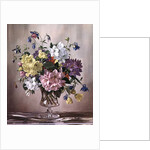 PB/321 Rhododendrons, Azaleas and Columbine in a Glass Vase by Albert Williams
