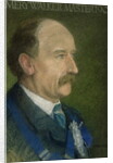 Emery Walker, Master of the Art Workers' Guild in 1904 by Thomas Robert Way