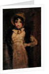 A Girl, thought to be the artist's daughter by John Constable