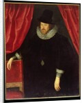 Portrait of Francis Bacon 1st Baron of Verulam and Viscount of St. Albans by William Larkin