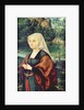 Wife of a donor kneeling by a river by Joos van Cleve