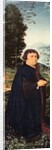 Portrait of a donor kneeling by a river by Joos van Cleve